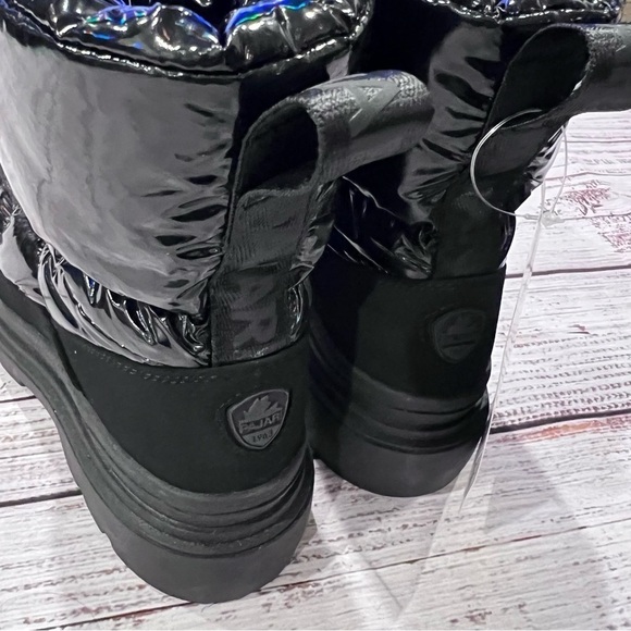 Pajar Varsila Iridescent Black Puffer Snow Moon Boots - Picture 6 of 8